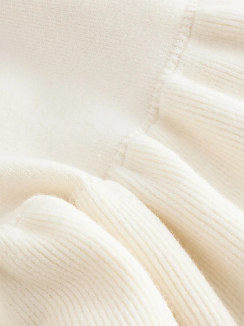 Baker by Ted Baker Cream Fairisle Pattern Knitted Peplum Hem Jumper
