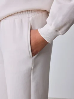 Baker by Ted Baker Cream 2 Piece Bow Applique Sweat & Wide Leg Joggers Set