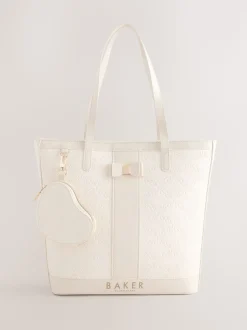 Baker by Ted Baker Embossed PU Tote Bag