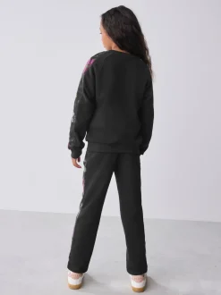 Baker by Ted Baker Floral Print Organza Sweatshirt & Joggers Set 2 Piece