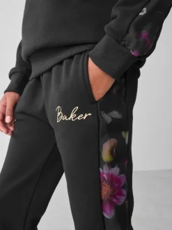 Baker by Ted Baker Floral Print Organza Sweatshirt & Joggers Set 2 Piece