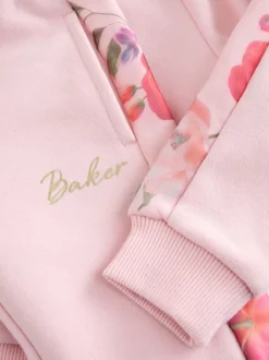 Baker by Ted Baker Floral Print Organza Sweatshirt & Joggers Set 2 Piece