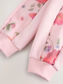 Baker by Ted Baker Floral Print Organza Sweatshirt & Joggers Set 2 Piece