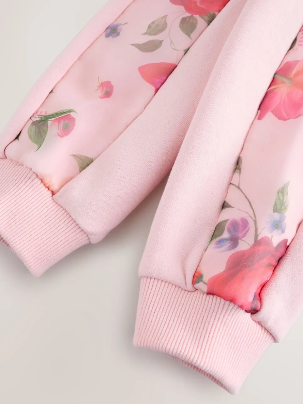 Baker by Ted Baker Floral Print Organza Sweatshirt & Joggers Set 2 Piece