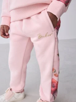 Baker by Ted Baker Floral Print Organza Sweatshirt & Joggers Set 2 Piece