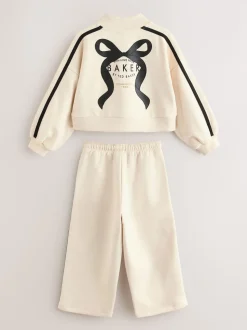 Baker by Ted Baker Funnel Neck Sweat & Wide Leg Joggers Set 2 Piece