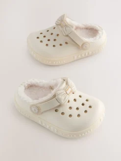Baker by Ted Baker Girls Borg Lined Clog Slippers