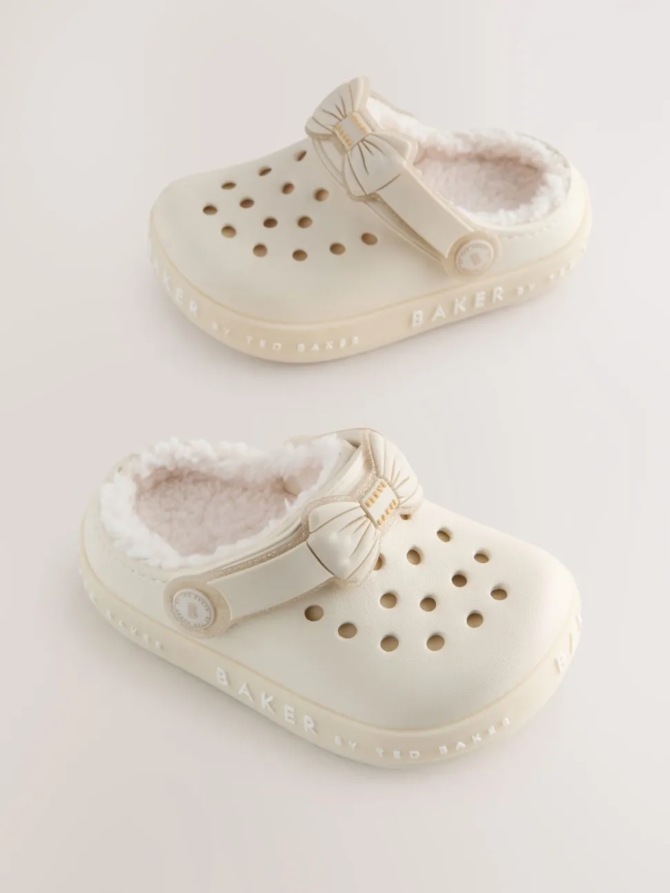 Baker by Ted Baker Girls Borg Lined Clog Slippers