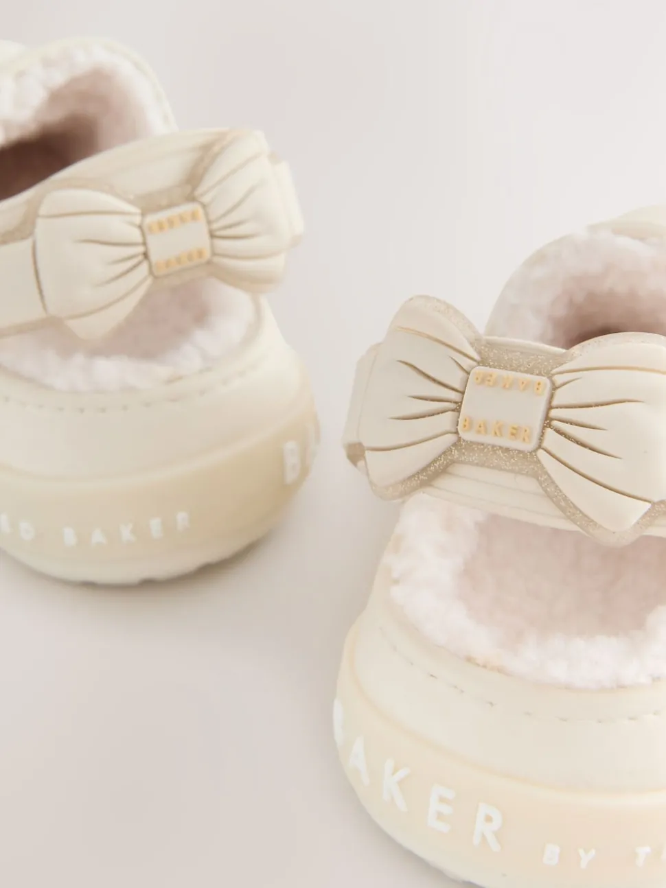 Baker by Ted Baker Girls Borg Lined Clog Slippers