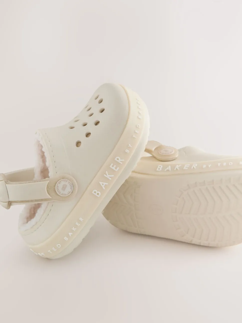 Baker by Ted Baker Girls Borg Lined Clog Slippers