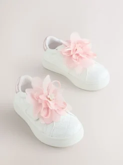 Baker by Ted Baker Girls Organza Corsage Trainers