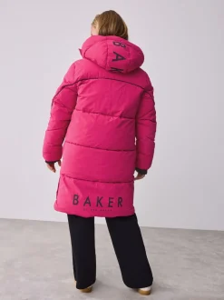 Baker by Ted Baker Girls Shower Resistant Longline Padded Coat