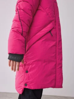 Baker by Ted Baker Girls Shower Resistant Longline Padded Coat