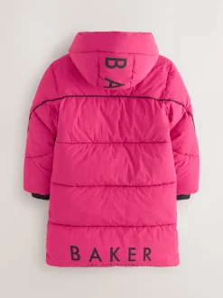 Baker by Ted Baker Girls Shower Resistant Longline Padded Coat