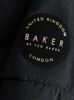 Baker by Ted Baker Girls Shower Resistant Longline Padded Coat