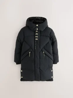 Baker by Ted Baker Girls Shower Resistant Longline Padded Coat
