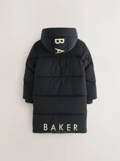 Baker by Ted Baker Girls Shower Resistant Longline Padded Coat