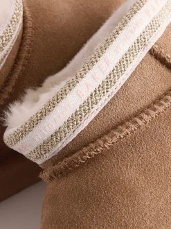 Baker by Ted Baker Girls Water Repellent Cosy Suede Boots