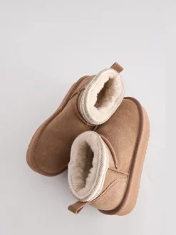 Baker by Ted Baker Girls Water Repellent Cosy Suede Boots