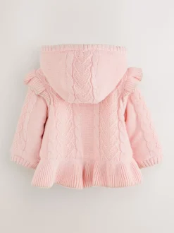 Baker by Ted Baker Knitted Bow Detail Coatigan