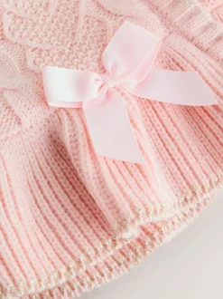 Baker by Ted Baker Knitted Bow Detail Coatigan
