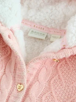 Baker by Ted Baker Knitted Bow Detail Coatigan