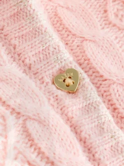 Baker by Ted Baker Knitted Bow Detail Coatigan