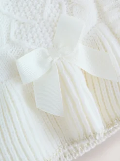 Baker by Ted Baker Knitted Bow Detail Coatigan