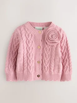 Baker by Ted Baker Knitted Corsage Cardigan