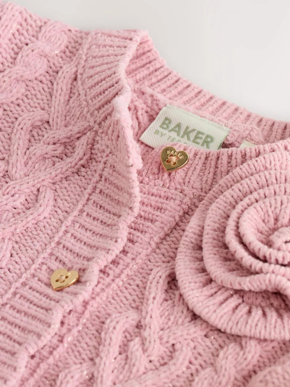 Baker by Ted Baker Knitted Corsage Cardigan