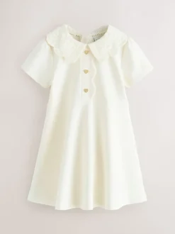 Baker by Ted Baker Lace Collared Ponte Dress