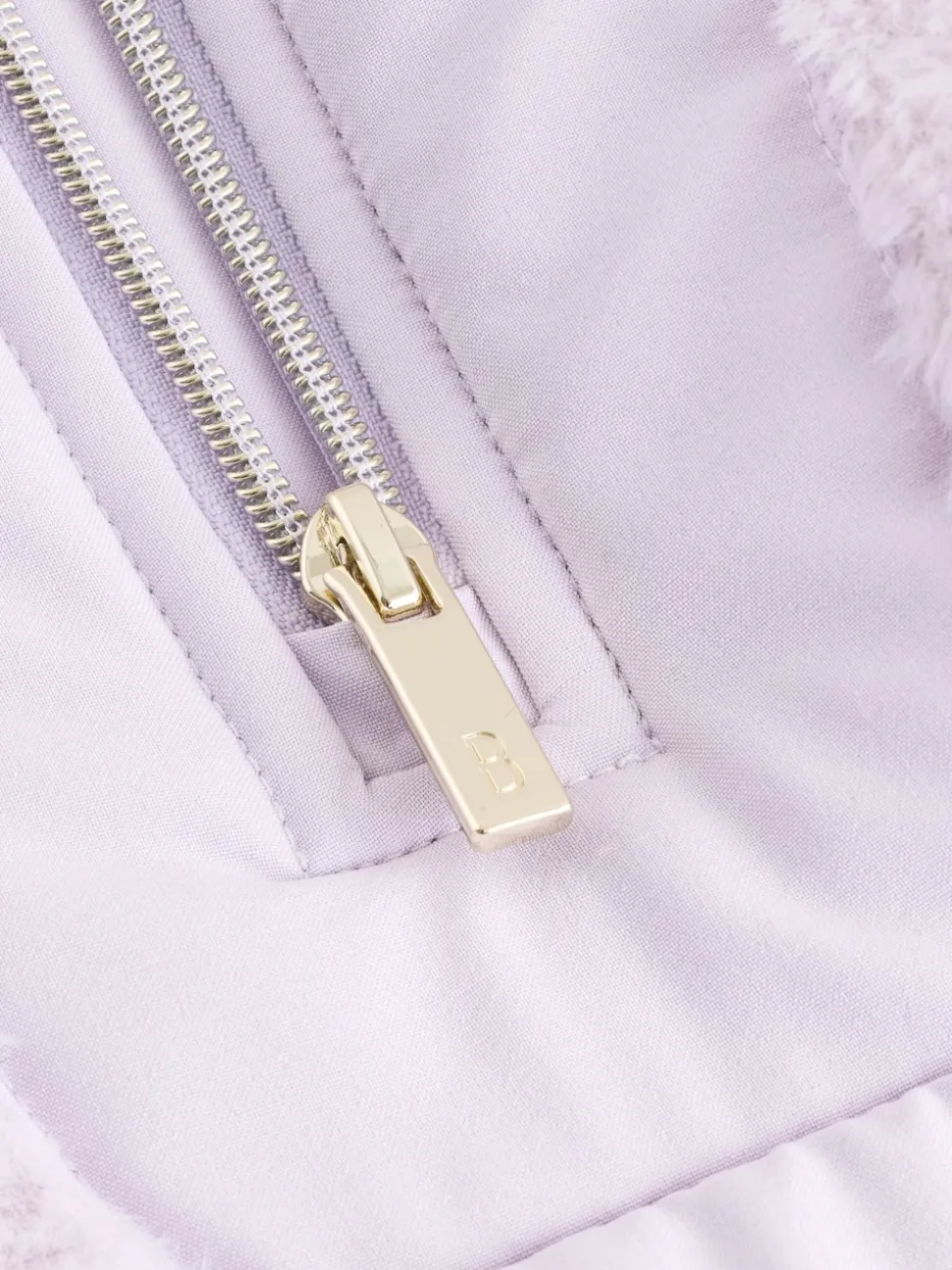 Baker by Ted Baker Lilac Purple Borg Mix Panel Fleece