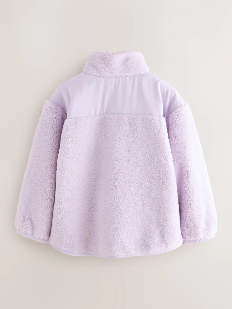 Baker by Ted Baker Lilac Purple Borg Mix Panel Fleece