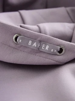 Baker by Ted Baker Lilac Purple Premium Bubble Hem Peplum Hoodie