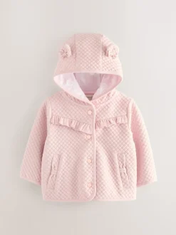 Baker by Ted Baker Lurex Quilted Hooded Jacket