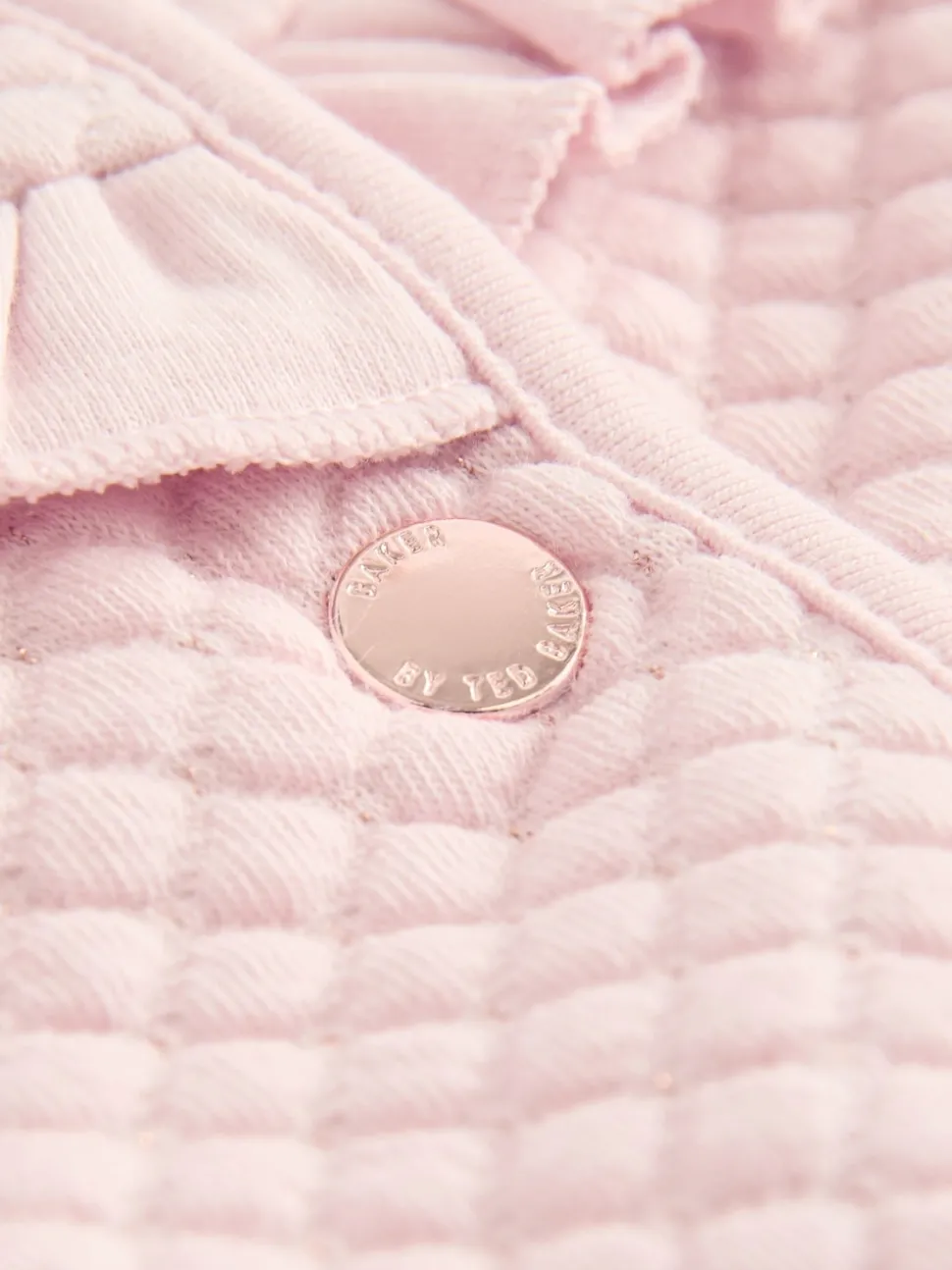 Baker by Ted Baker Lurex Quilted Hooded Jacket