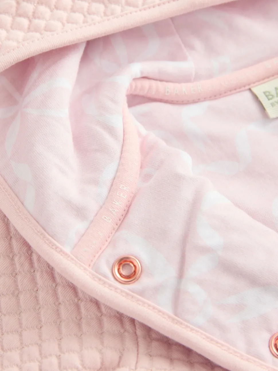 Baker by Ted Baker Lurex Quilted Hooded Jacket