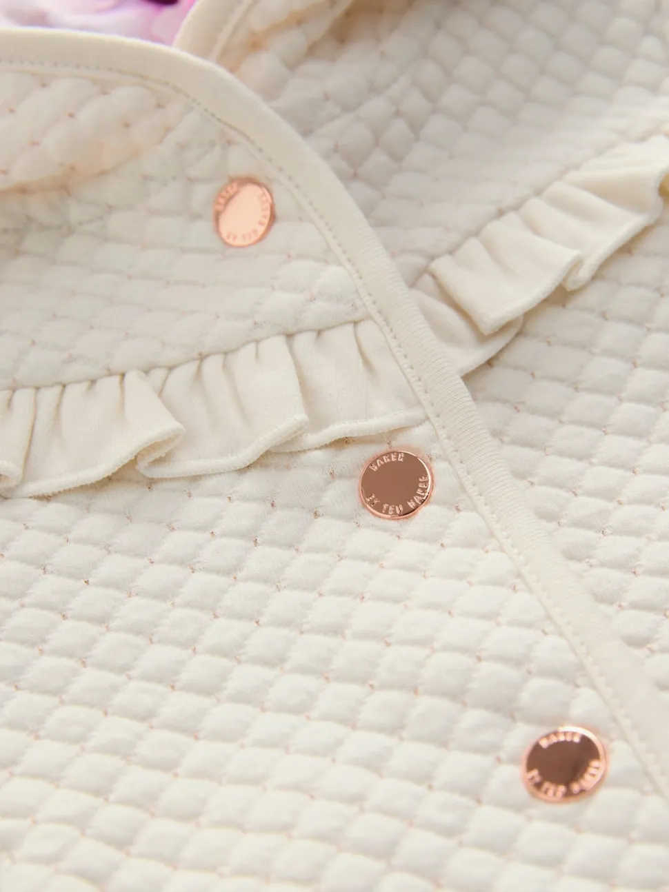 Baker by Ted Baker Lurex Quilted Hooded Jacket