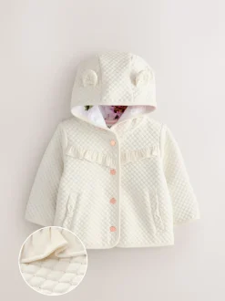 Baker by Ted Baker Lurex Quilted Hooded Jacket