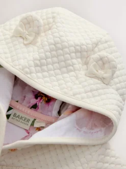 Baker by Ted Baker Lurex Quilted Hooded Jacket