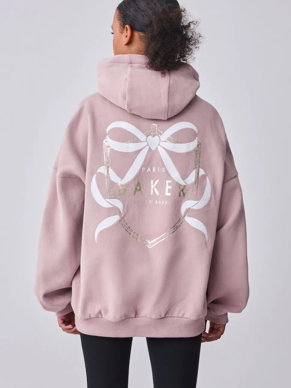 Baker by Ted Baker Oversized Back Print Hoodie