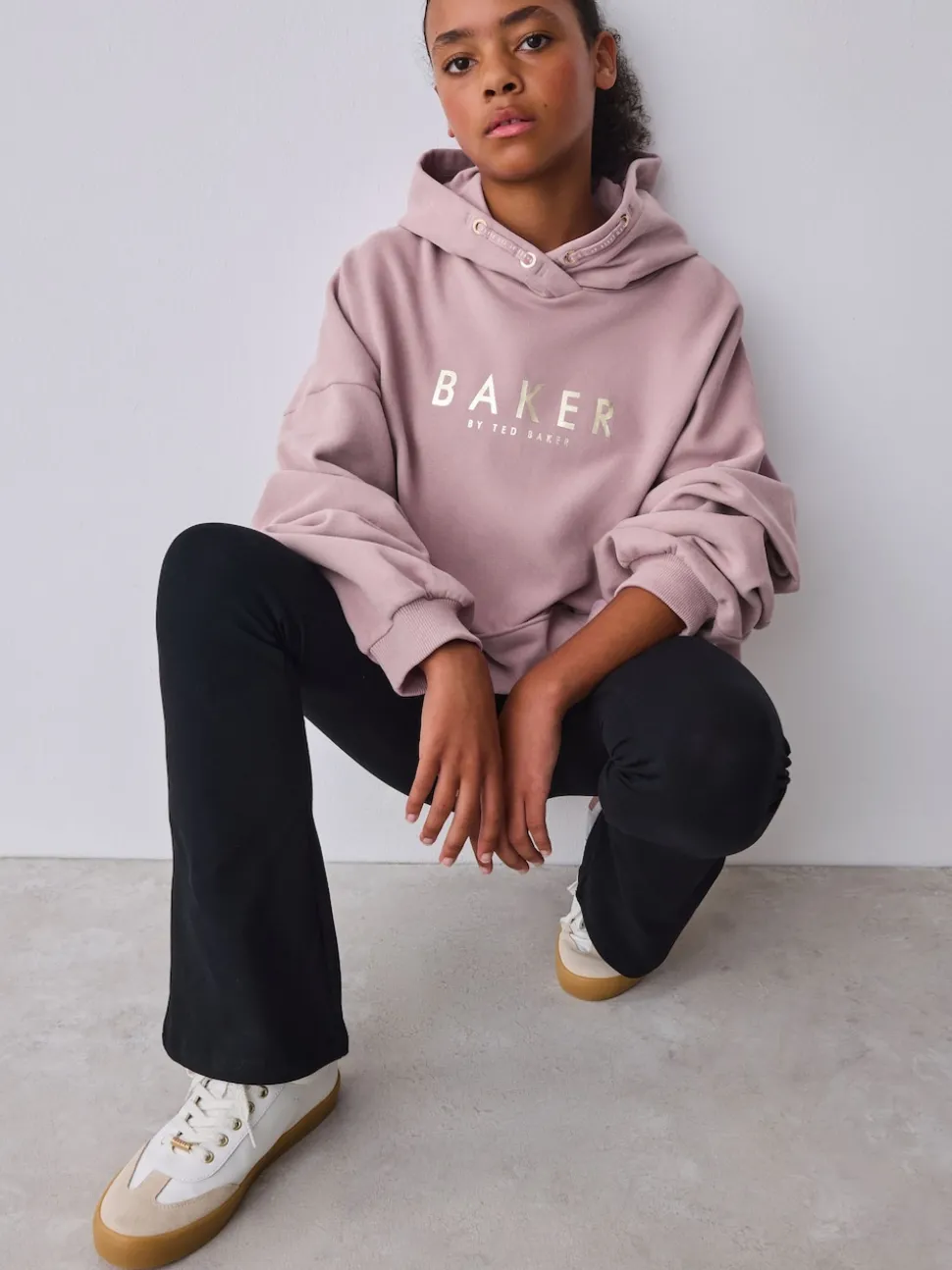 Baker by Ted Baker Oversized Back Print Hoodie
