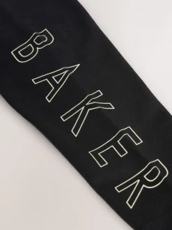 Baker by Ted Baker Oversized Stone Foil Branded Hoodie and Leggings Set 2 Piece