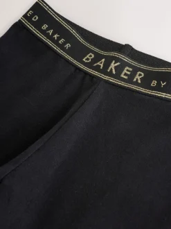 Baker by Ted Baker Oversized Stone Foil Branded Hoodie and Leggings Set 2 Piece