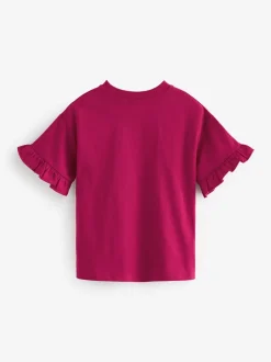 Baker by Ted Baker 3 Pack Boxy Fit Frill Graphic Printed T-Shirts