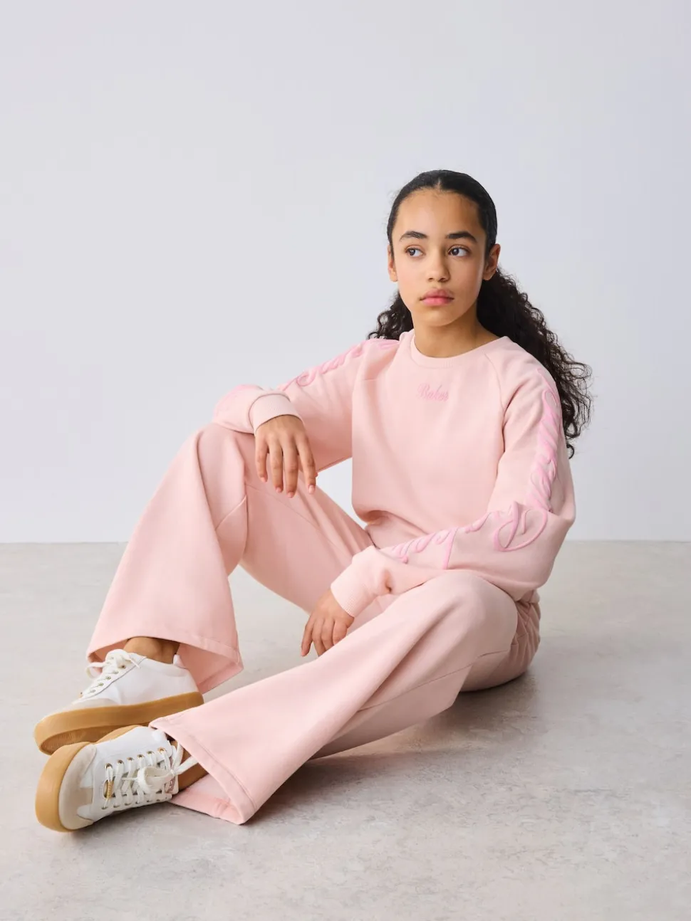 Baker by Ted Baker 2 Piece Boxy Sweat & Wide Leg Joggers Set