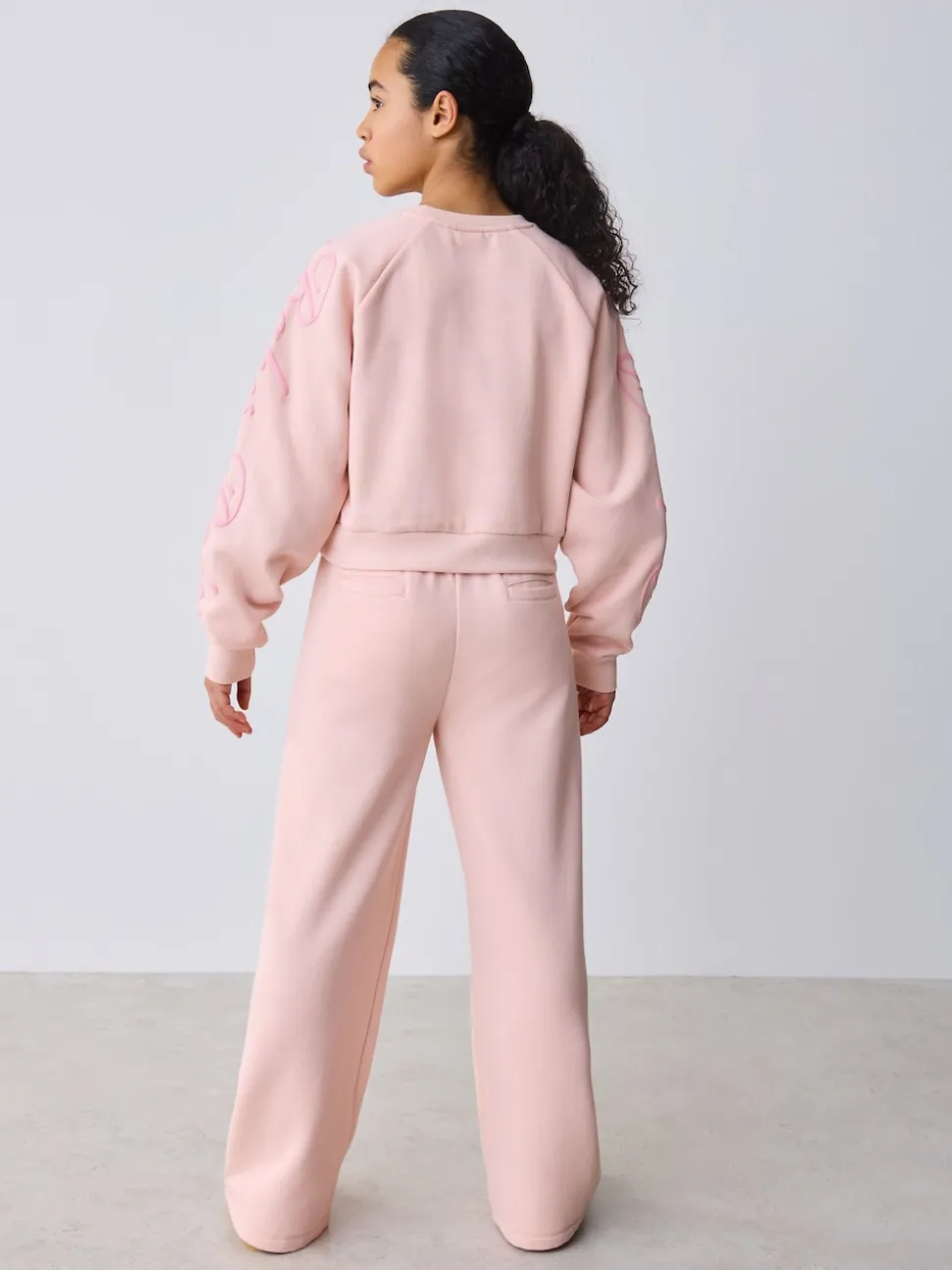 Baker by Ted Baker 2 Piece Boxy Sweat & Wide Leg Joggers Set