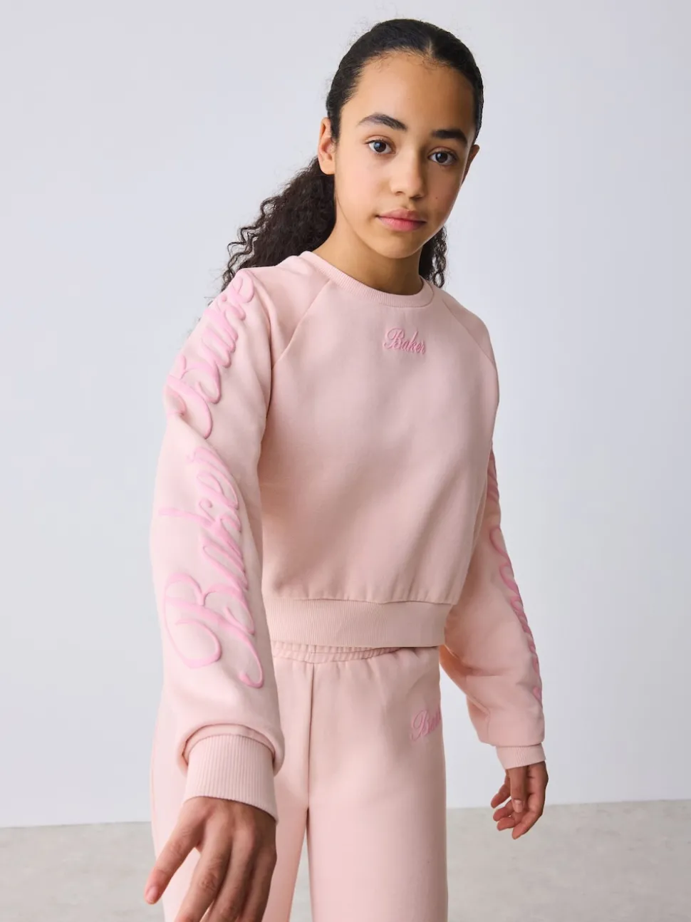 Baker by Ted Baker 2 Piece Boxy Sweat & Wide Leg Joggers Set