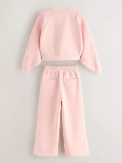 Baker by Ted Baker 2 Piece Boxy Sweat & Wide Leg Joggers Set