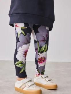 Baker by Ted Baker 2 Piece Longline Bow Sweat and Floral Leggings Set